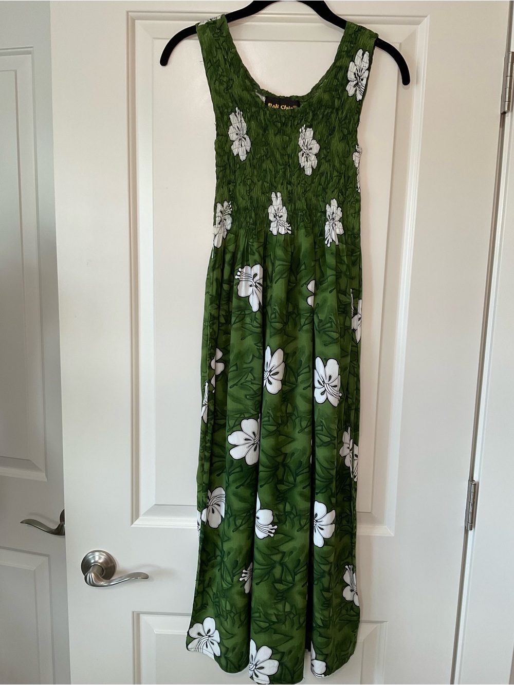 Green Floral Maxi Dress - Unbranded